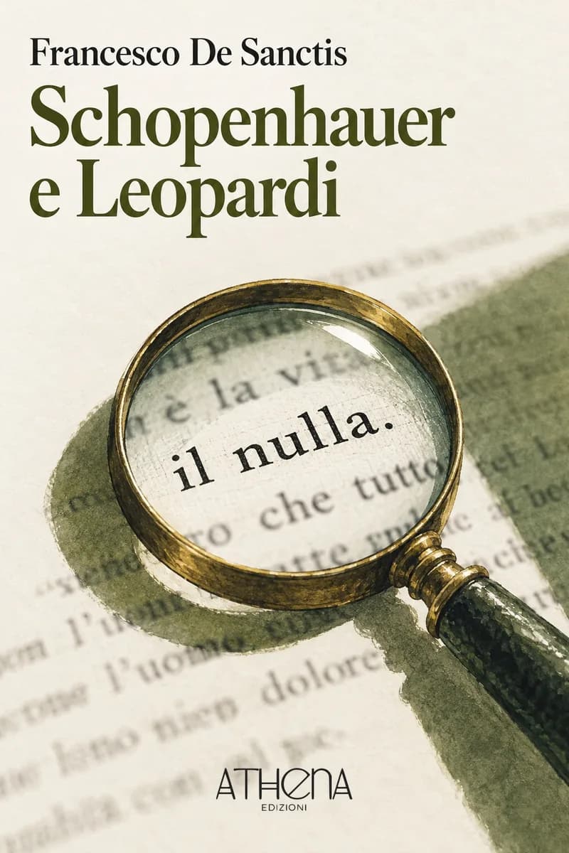 Schopenhauer e Leopardi di Francesco De Sanctis – copertina Edizioni Athena
