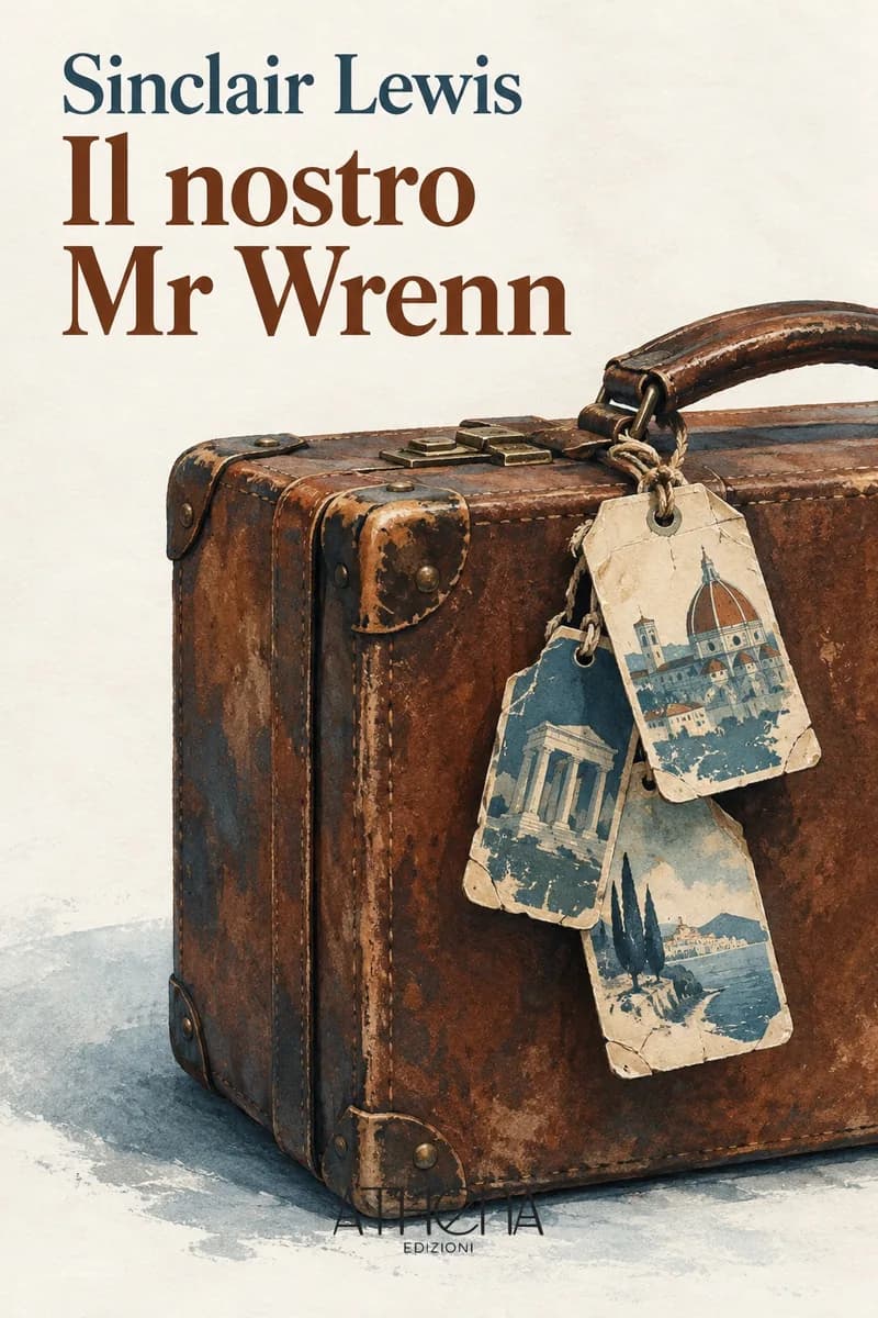 Il nostro Mr Wrenn di Sinclair Lewis – copertina Edizioni Athena