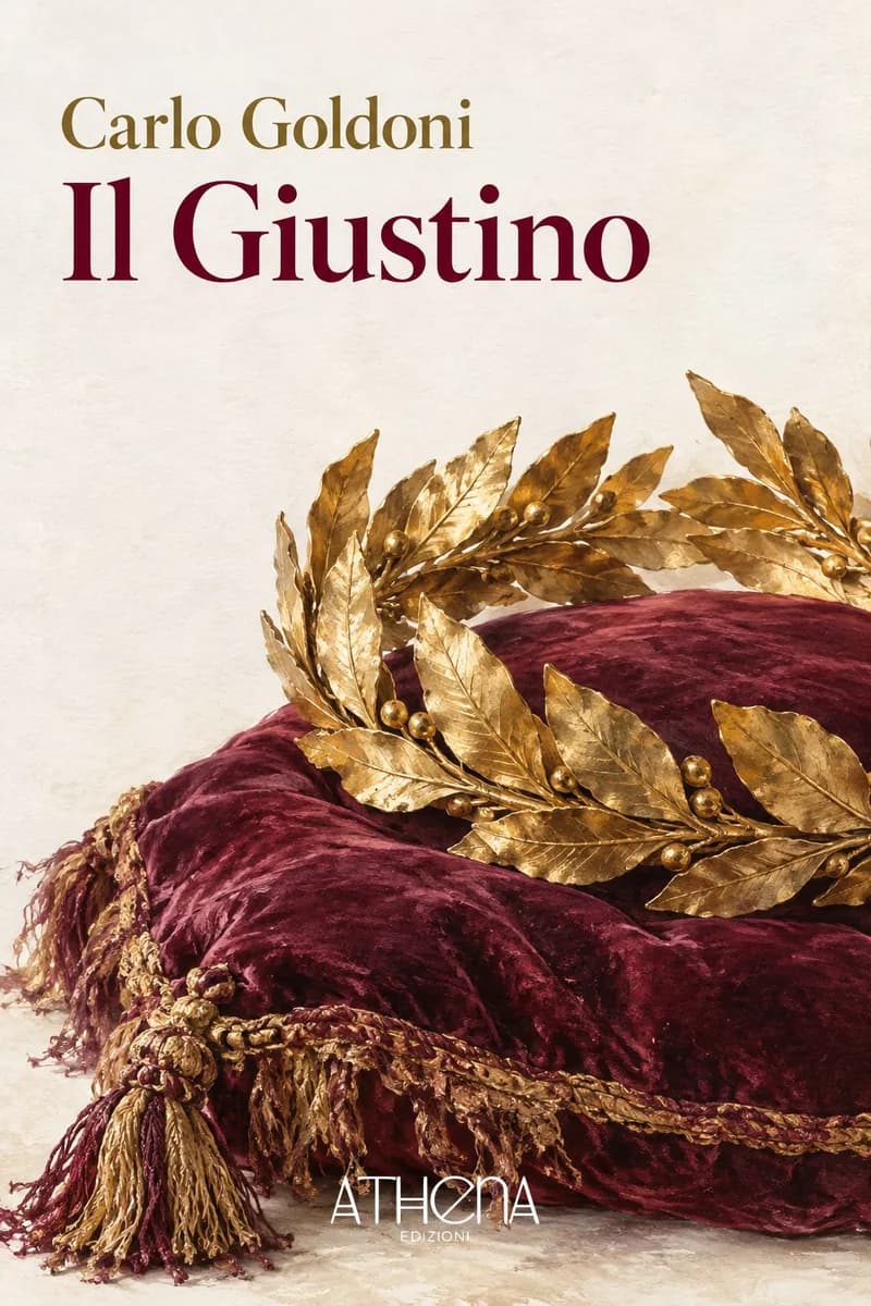Il Giustino di Carlo Goldoni – copertina Edizioni Athena