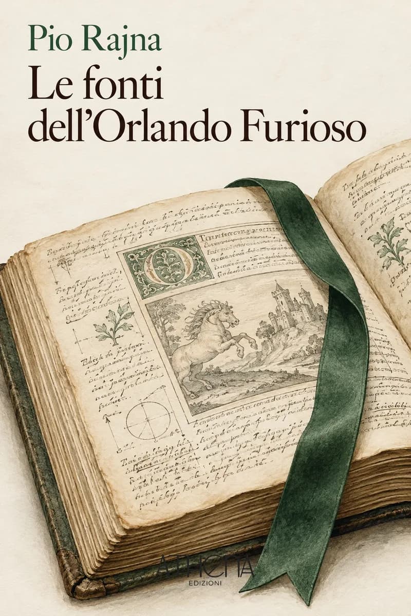 Le fonti dell'Orlando Furioso di Pio Rajna – copertina Edizioni Athena