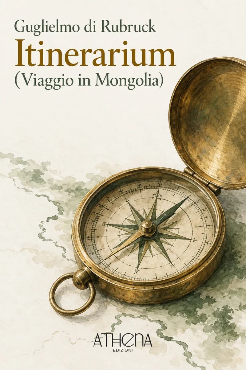 Itinerarium (Viaggio in Mongolia) di Guglielmo di Rubruck – copertina Edizioni Athena