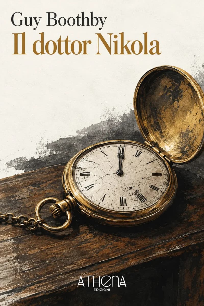 Il dottor Nikola di Guy Boothby – copertina Edizioni Athena