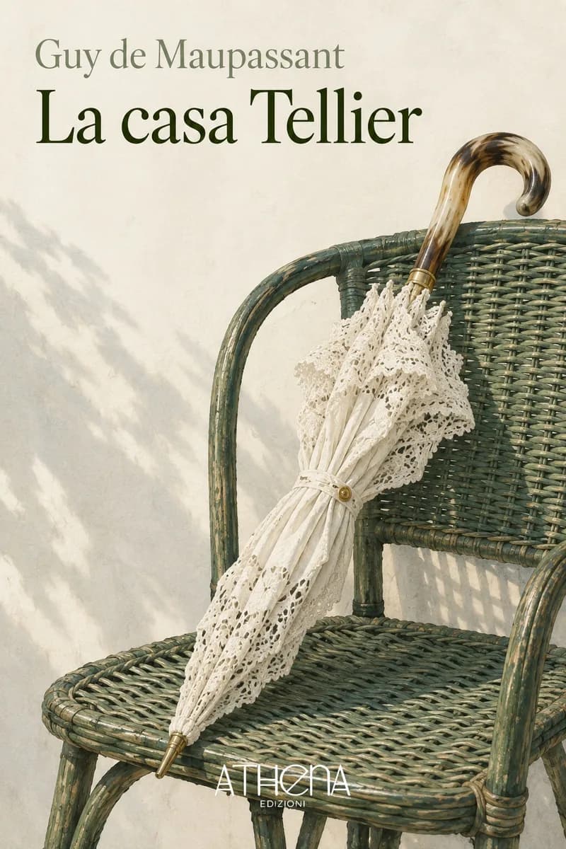 La casa Tellier di Guy de Maupassant – copertina Edizioni Athena