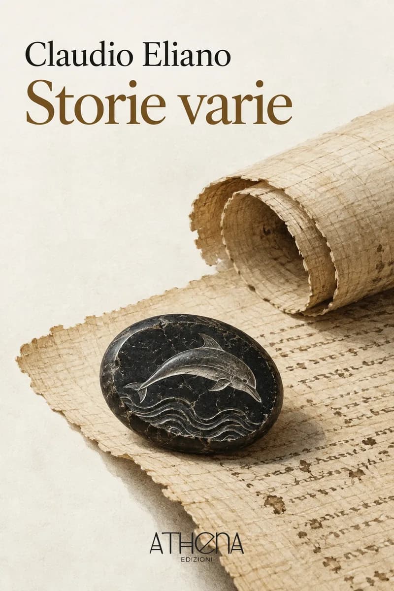 Storie varie di Claudio Eliano – copertina Edizioni Athena