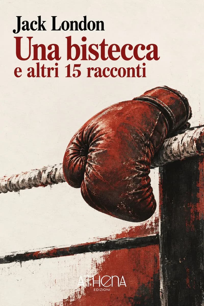 Una bistecca e altri 15 racconti di Jack London – copertina Edizioni Athena
