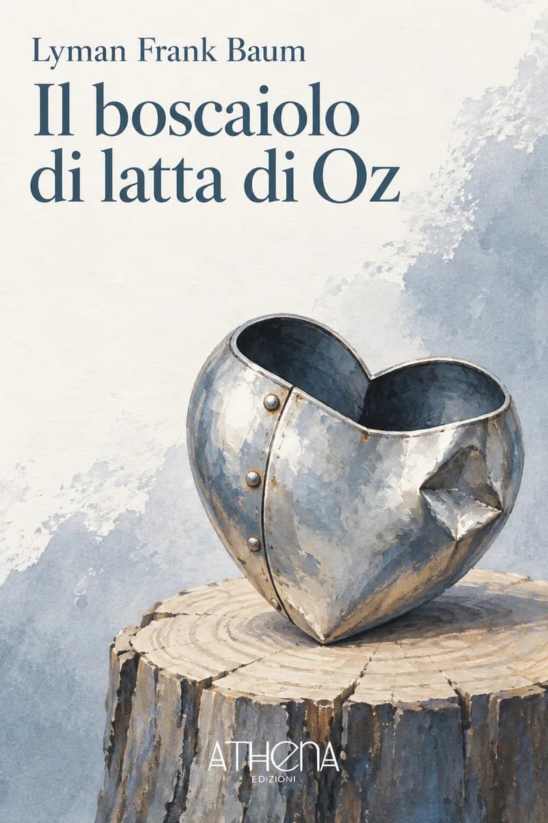 Il boscaiolo di latta di Oz di Lyman Frank Baum – copertina Edizioni Athena