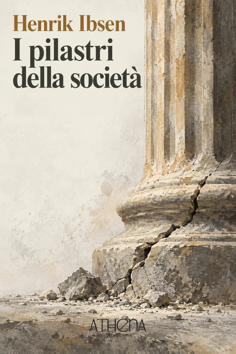 I pilastri della società di Henrik Ibsen – copertina Edizioni Athena