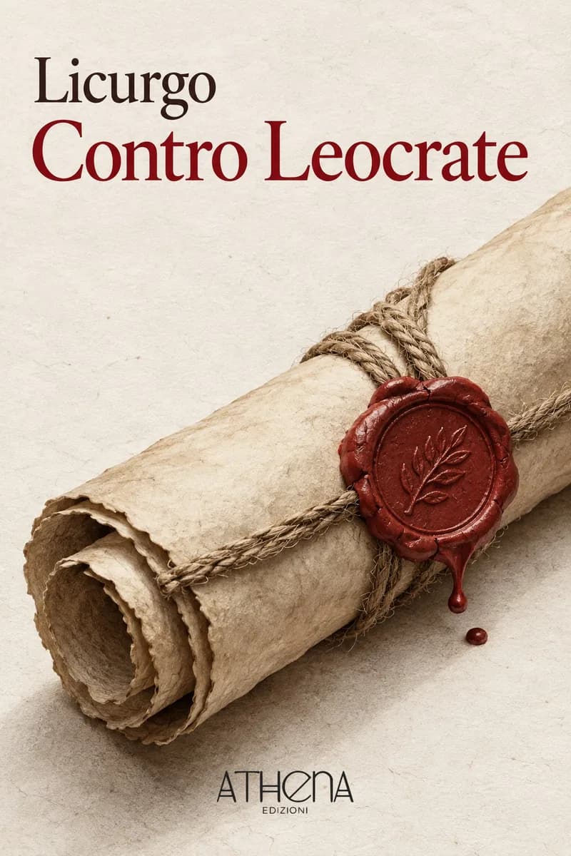 Contro Leocrate di Licurgo – copertina Edizioni Athena