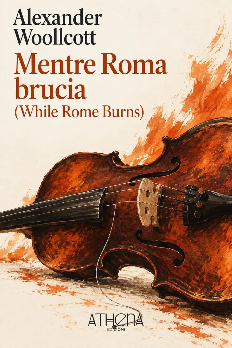 Mentre Roma brucia (While Rome Burns) di Alexander Woollcott – copertina Edizioni Athena