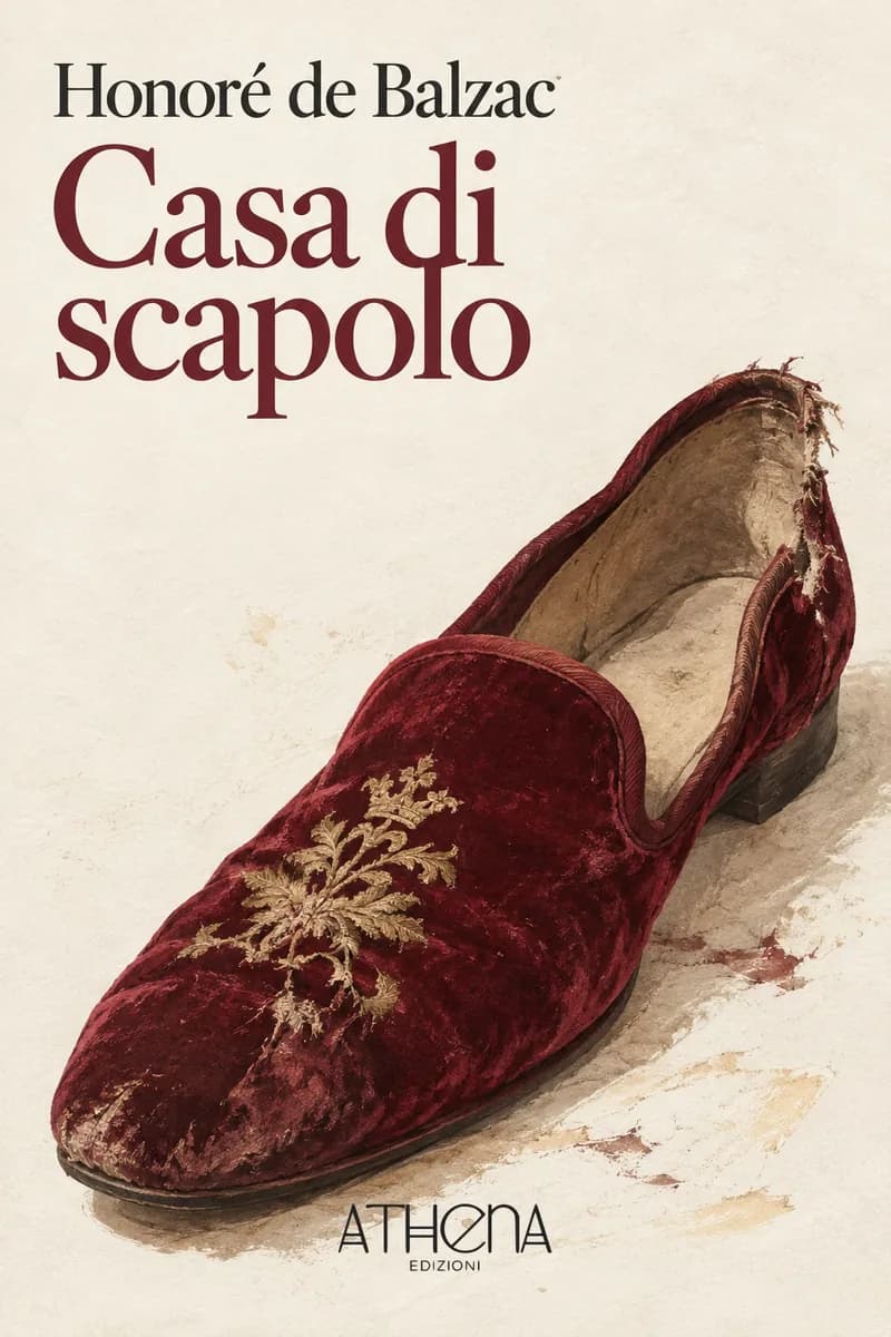 Casa di scapolo di Honoré de Balzac – copertina Edizioni Athena