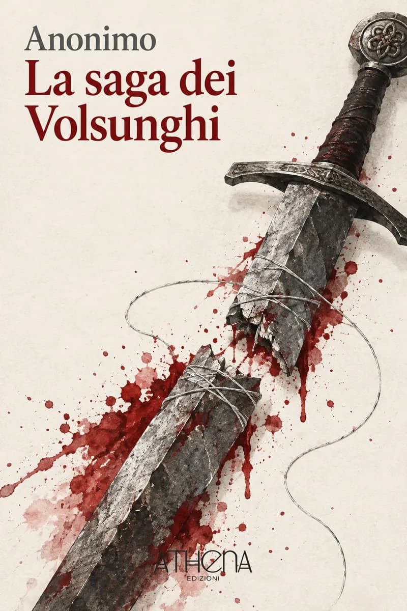 La saga dei Volsunghi di Anonimo – copertina Edizioni Athena