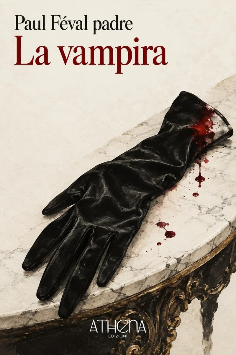La vampira di Paul Féval padre – copertina Edizioni Athena