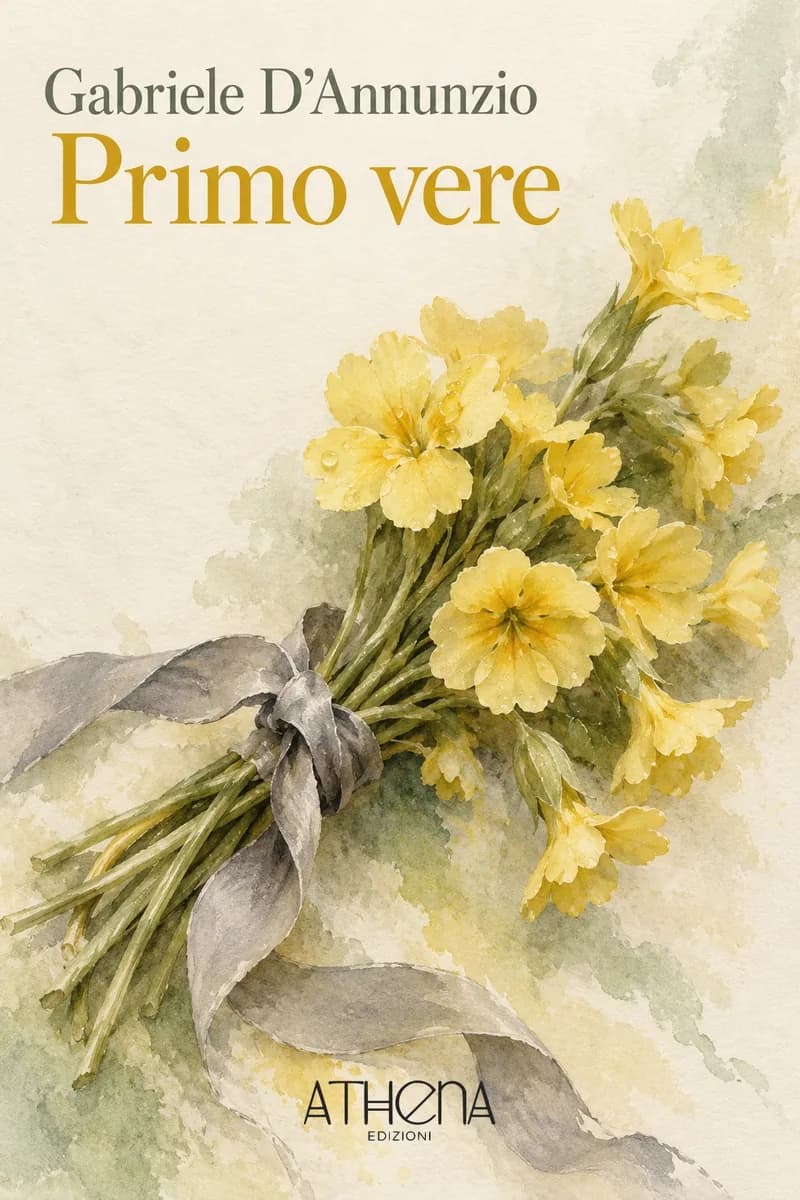 Primo vere di Gabriele D'Annunzio – copertina Edizioni Athena