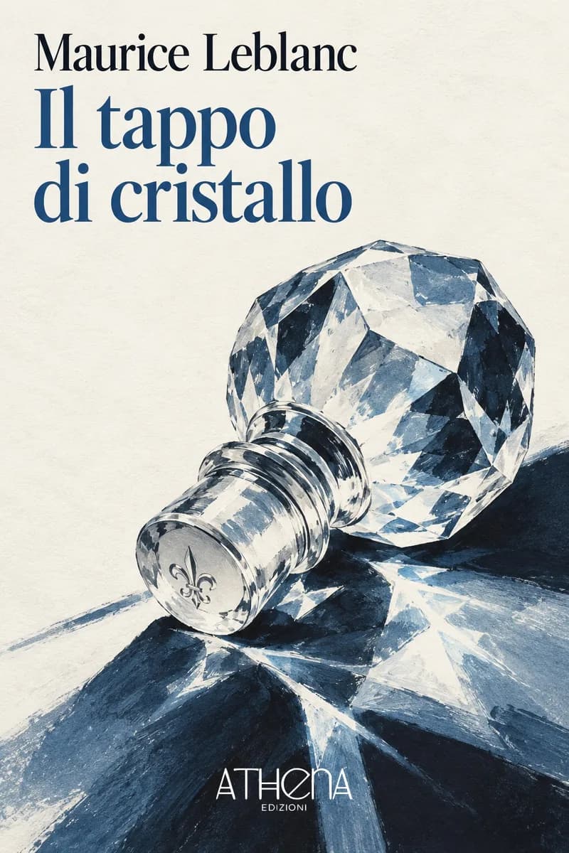 Il tappo di cristallo di Maurice Leblanc – copertina Edizioni Athena