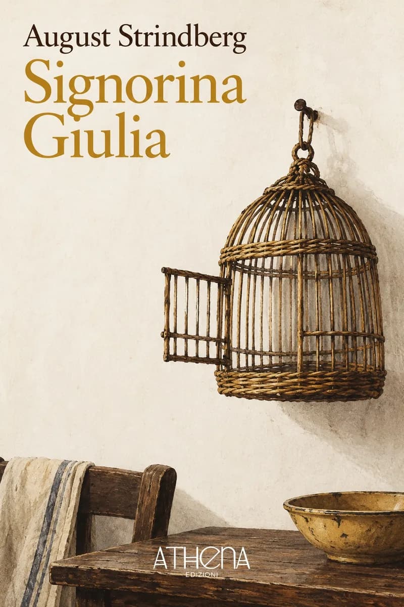 Signorina Giulia di August Strindberg – copertina Edizioni Athena