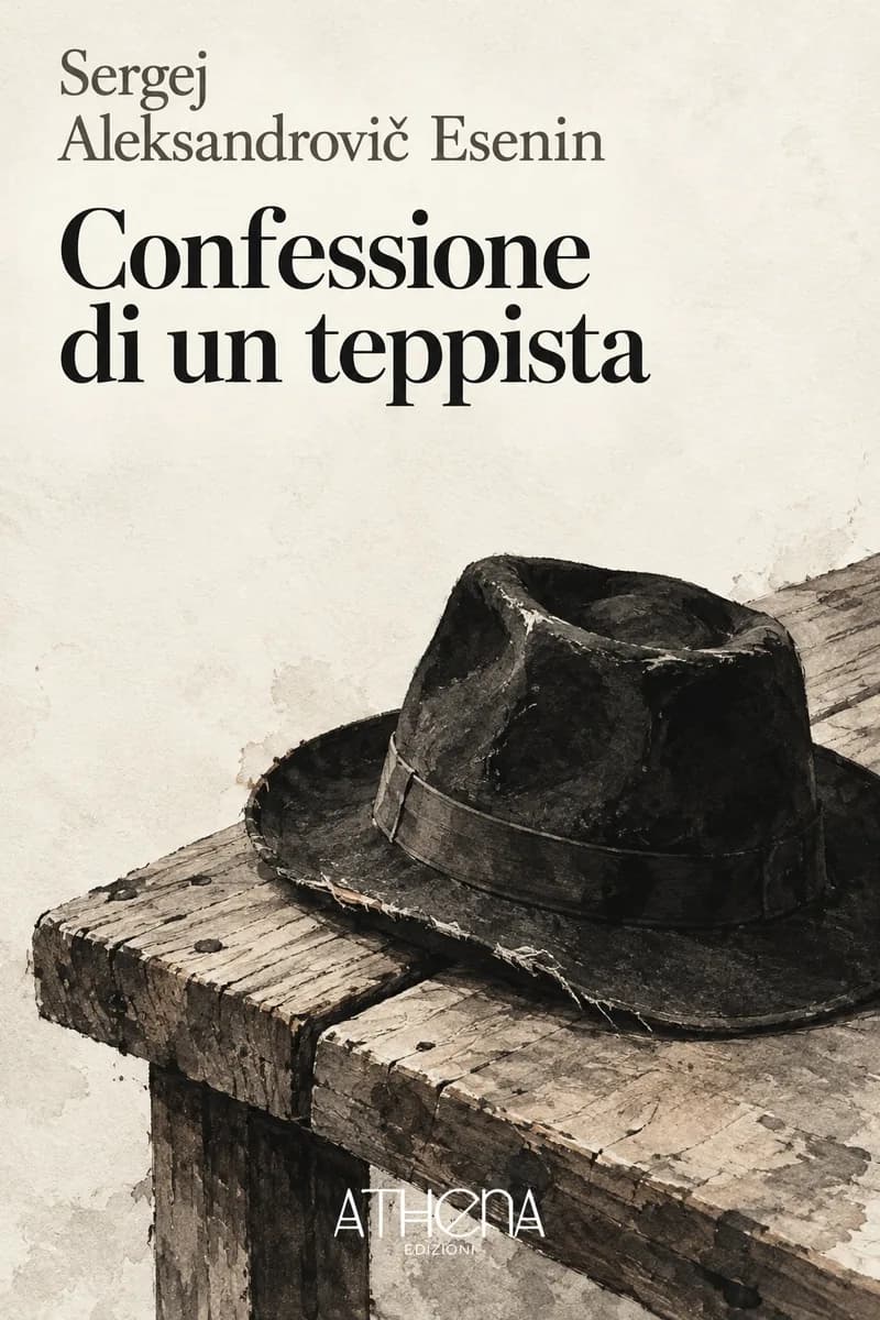 Confessione di un teppista di Sergej Aleksandrovič Esenin – copertina Edizioni Athena