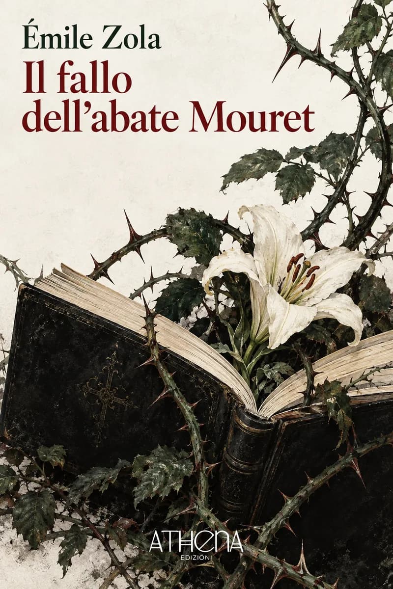 Il fallo dell'abate Mouret di Émile Zola – copertina Edizioni Athena