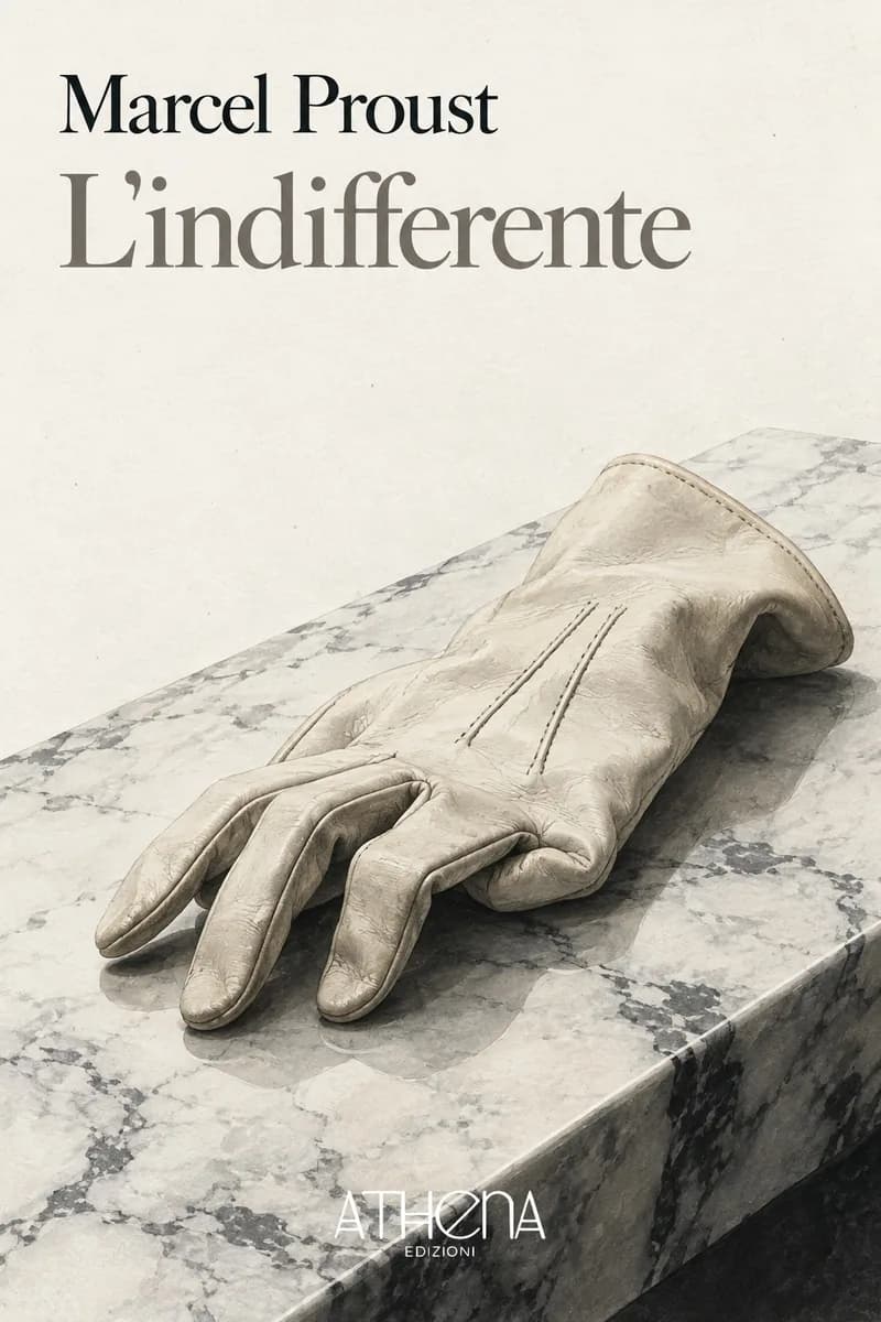 L'indifferente di Marcel Proust – copertina Edizioni Athena