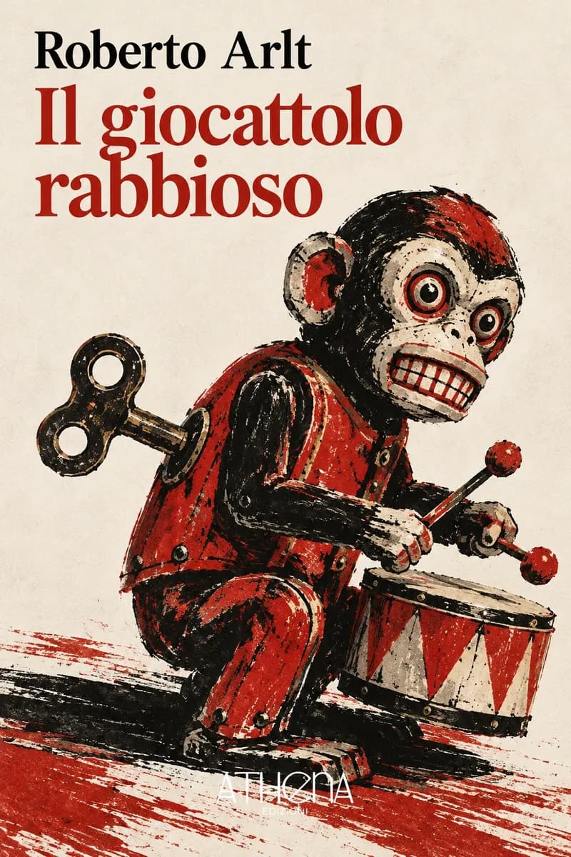 Il giocattolo rabbioso di Roberto Arlt – copertina Edizioni Athena