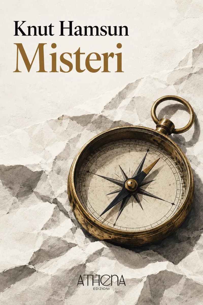 Misteri di Knut Hamsun – copertina Edizioni Athena
