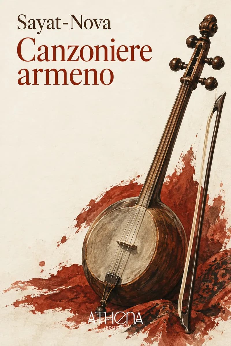 Canzoniere armeno di Sayat-Nova – copertina Edizioni Athena