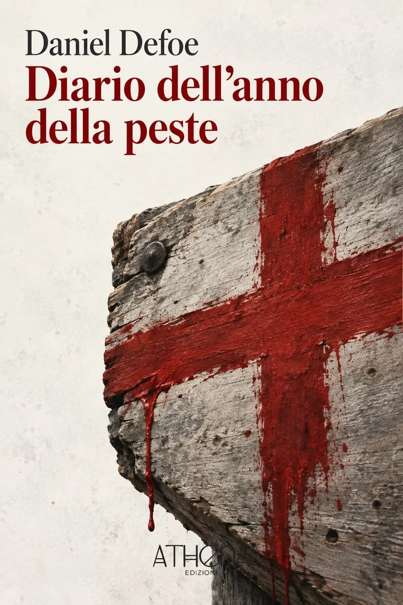 Diario dell'anno della peste di Daniel Defoe – copertina Edizioni Athena