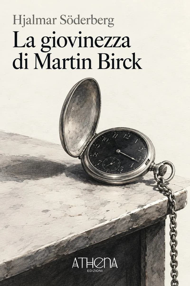 La giovinezza di Martin Birck di Hjalmar Söderberg – copertina Edizioni Athena