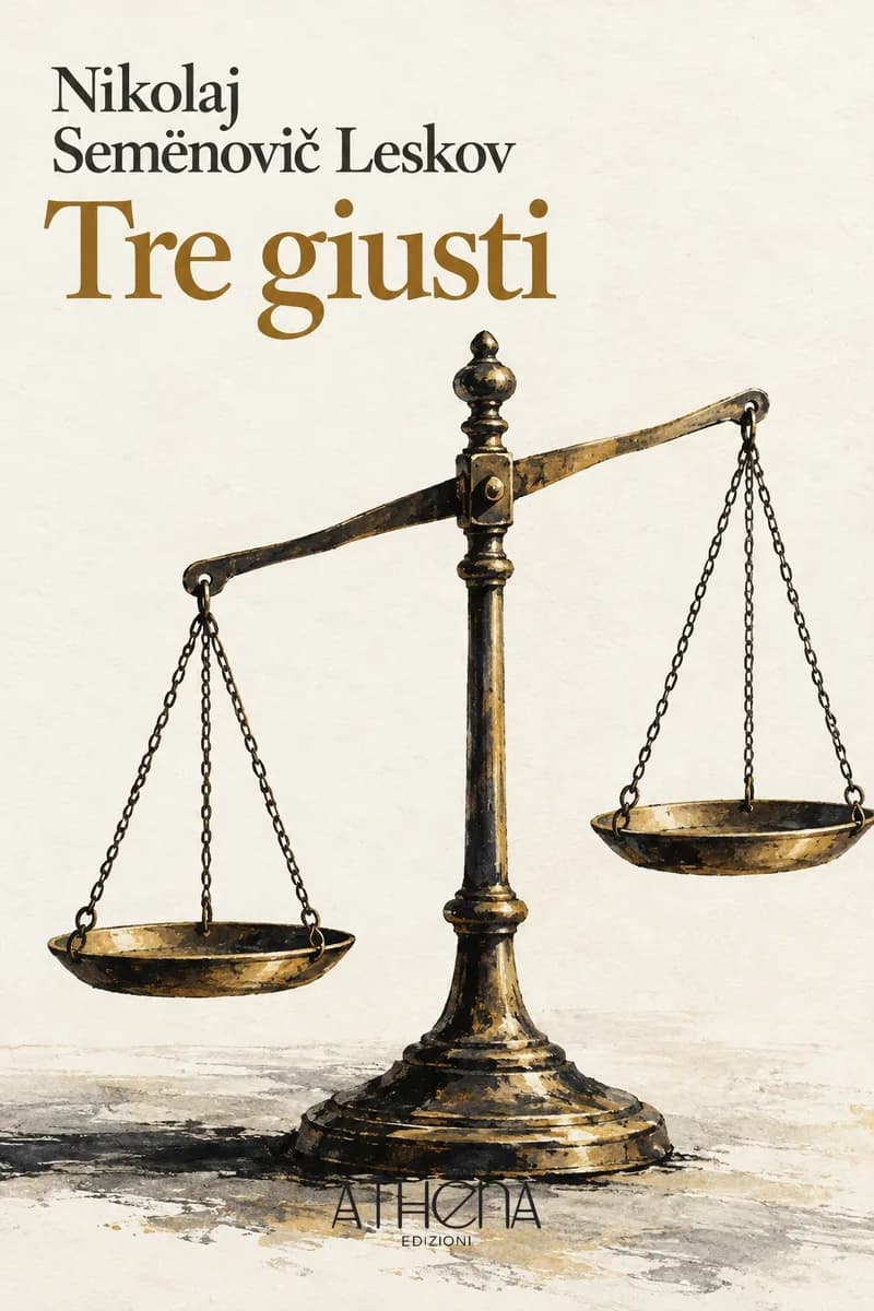 Tre giusti di Nikolaj Semënovič Leskov – copertina Edizioni Athena
