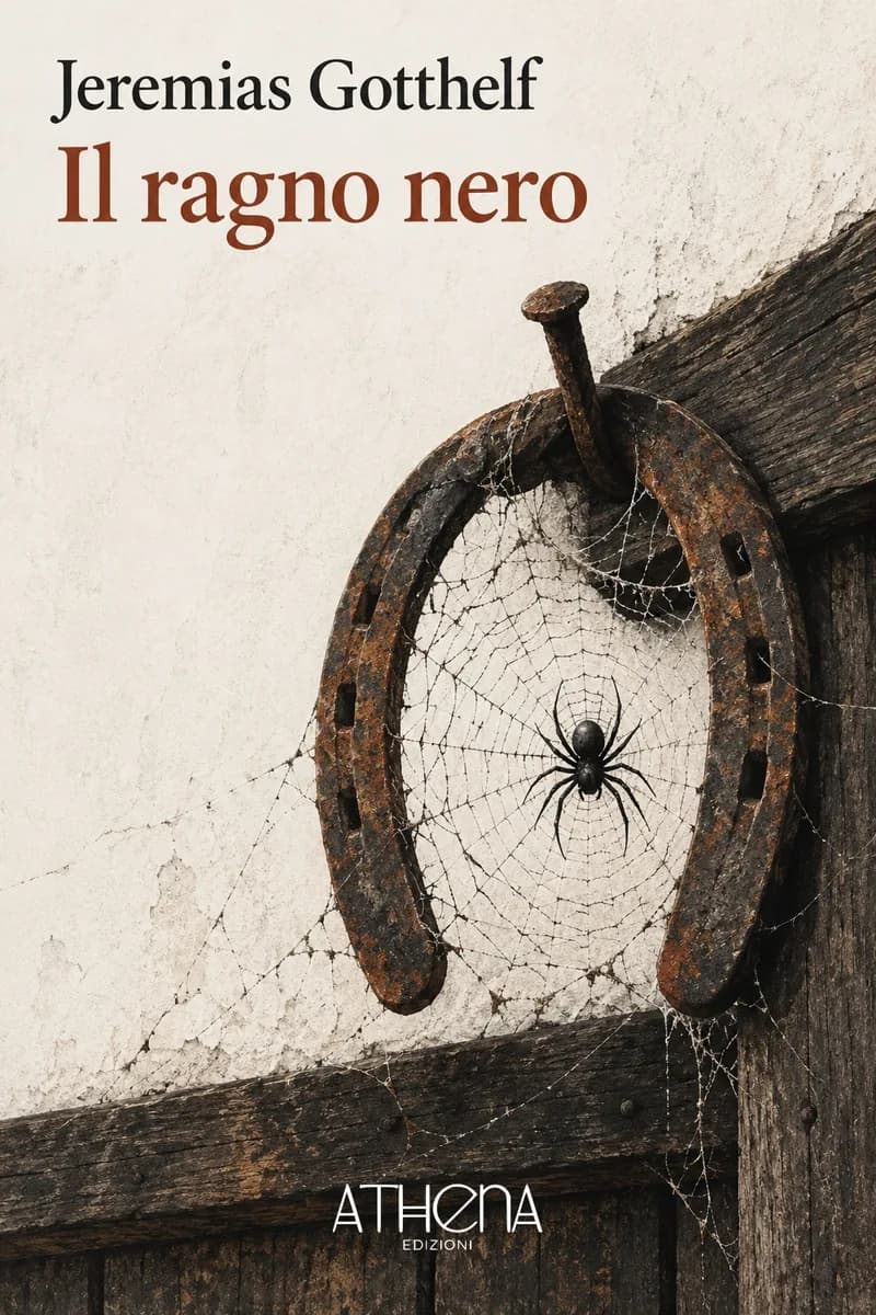 Il ragno nero di Jeremias Gotthelf – copertina Edizioni Athena