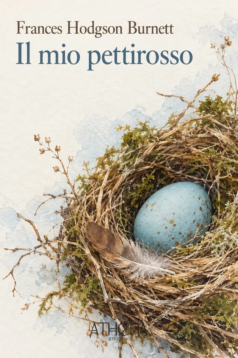 Il mio pettirosso di Frances Hodgson Burnett – copertina Edizioni Athena