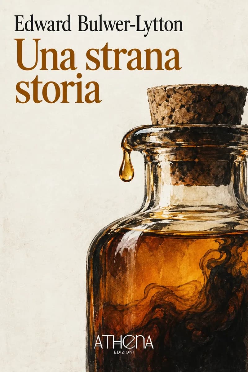 Una strana storia di Edward Bulwer-Lytton – copertina Edizioni Athena