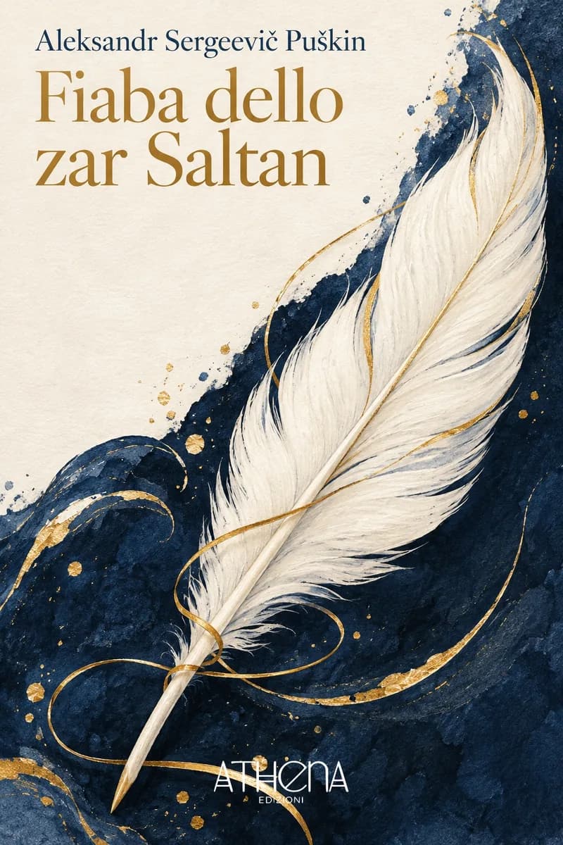 Fiaba dello zar Saltan di Aleksandr Sergeevič Puškin – copertina Edizioni Athena