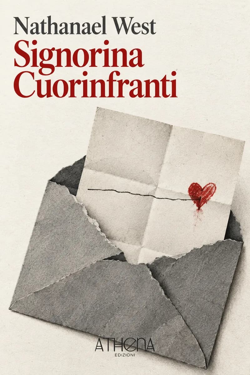 Signorina Cuorinfranti di Nathanael West – copertina Edizioni Athena
