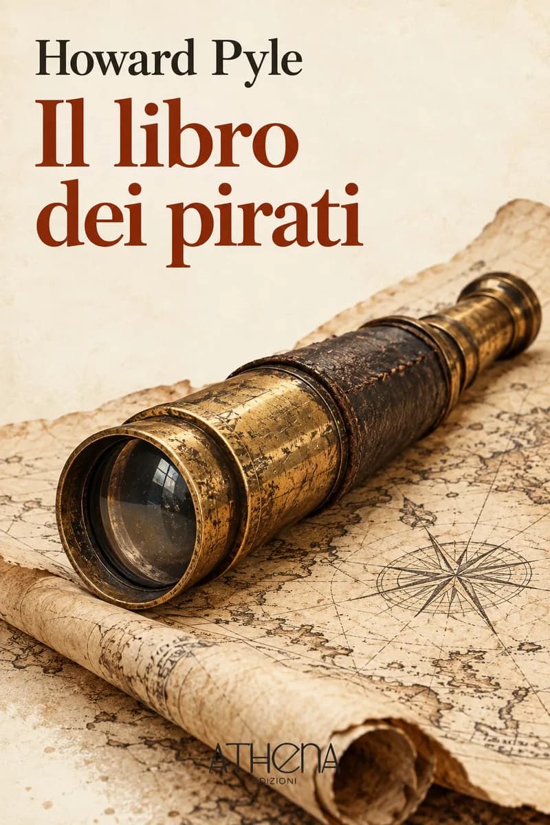 Il libro dei pirati di Howard Pyle – copertina Edizioni Athena