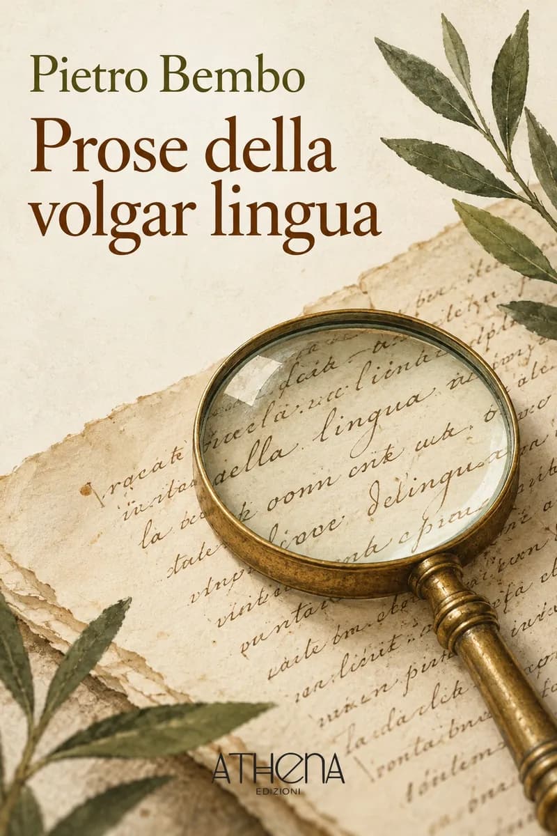 Prose della volgar lingua di Pietro Bembo – copertina Edizioni Athena
