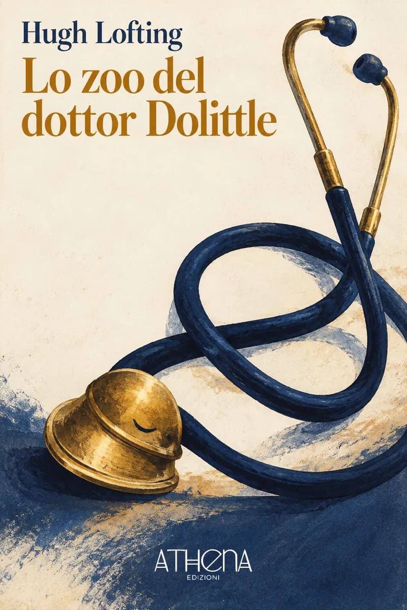 Lo zoo del dottor Dolittle di Hugh Lofting – copertina Edizioni Athena