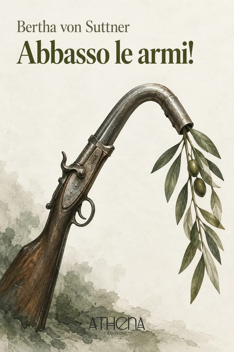 Abbasso le armi! di Bertha von Suttner – copertina Edizioni Athena
