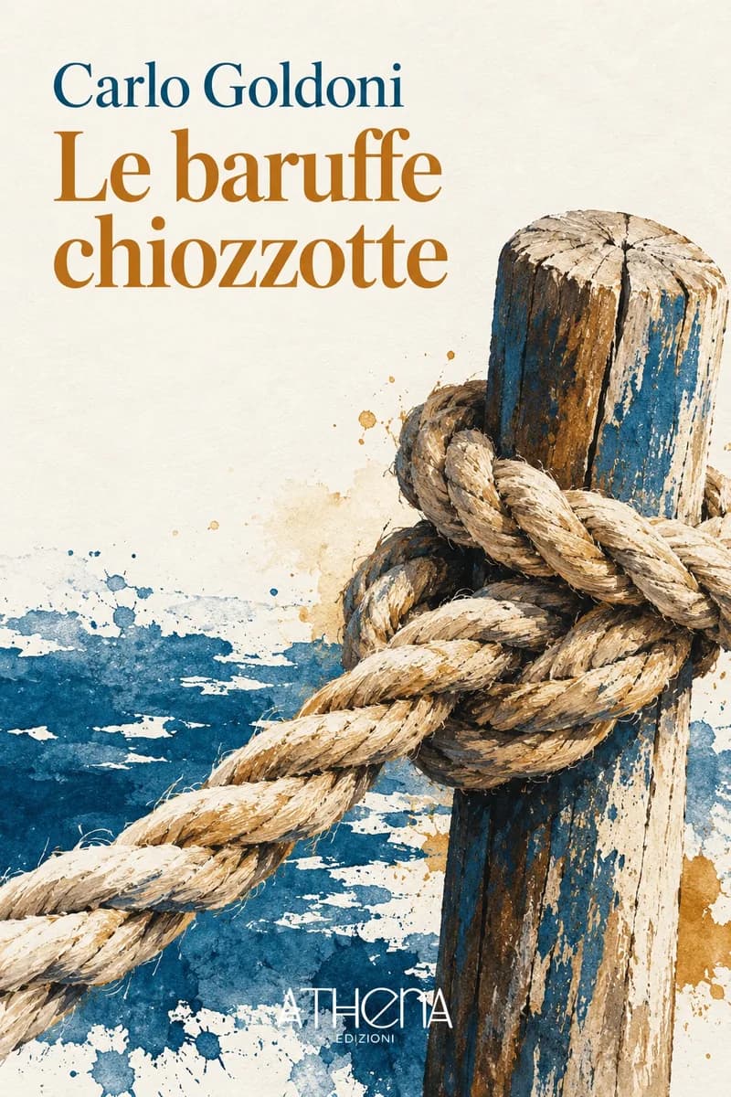 Le baruffe chiozzotte di Carlo Goldoni – copertina Edizioni Athena