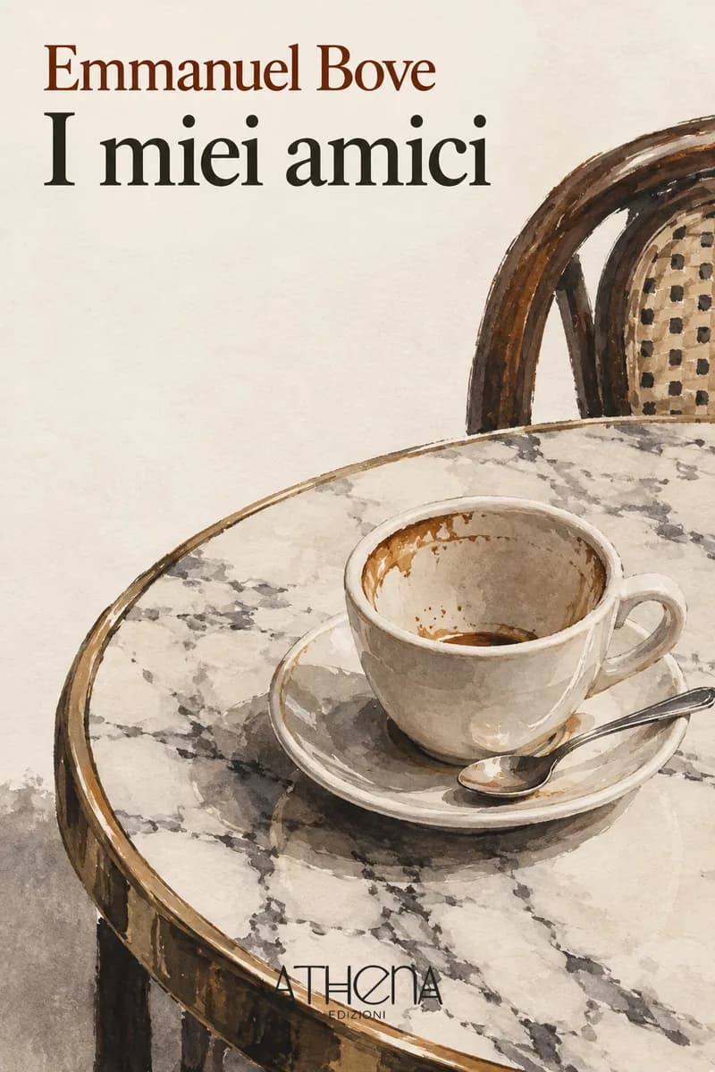 I miei amici di Emmanuel Bove – copertina Edizioni Athena