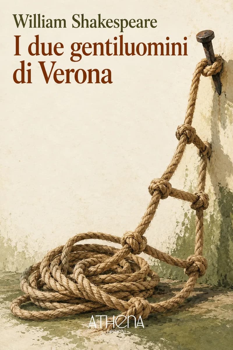 I due gentiluomini di Verona di William Shakespeare – copertina Edizioni Athena