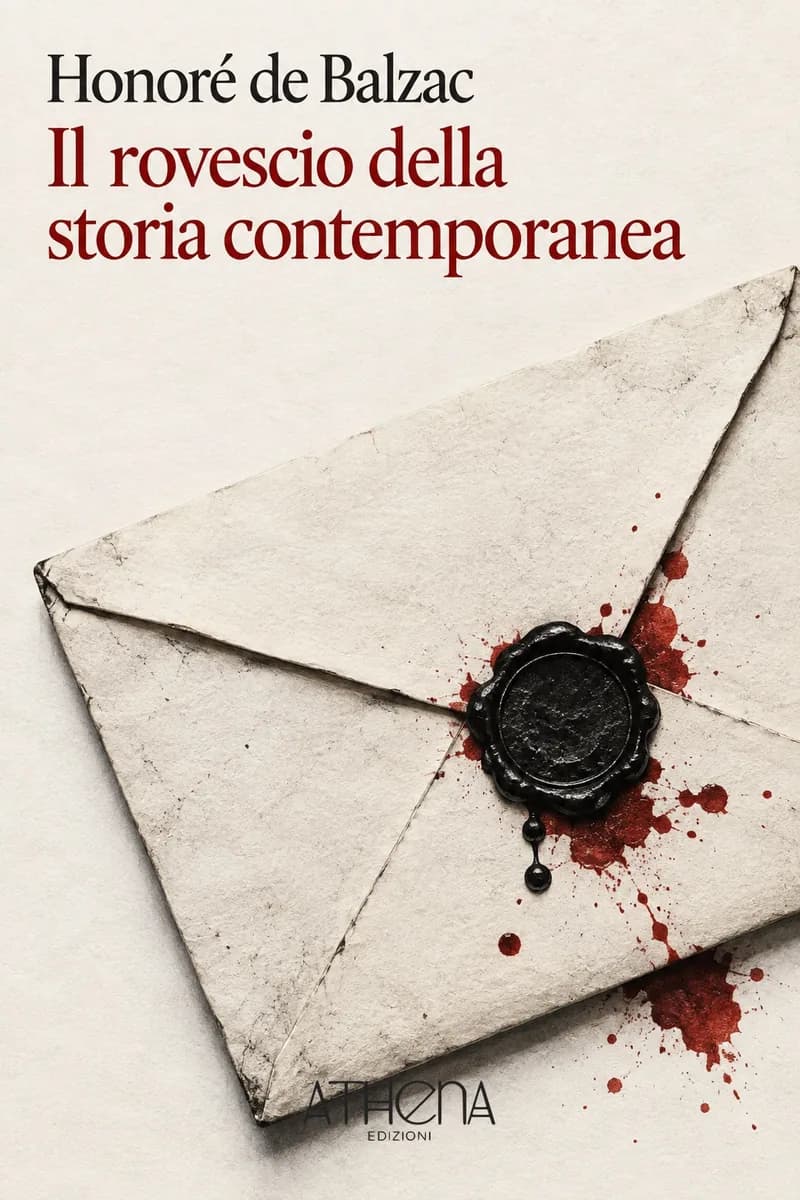 Il rovescio della storia contemporanea di Honoré de Balzac – copertina Edizioni Athena
