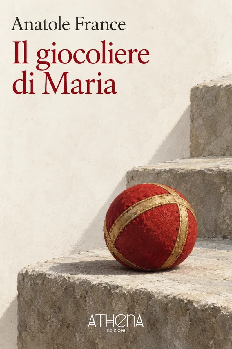 Il giocoliere di Maria di Anatole France – copertina Edizioni Athena