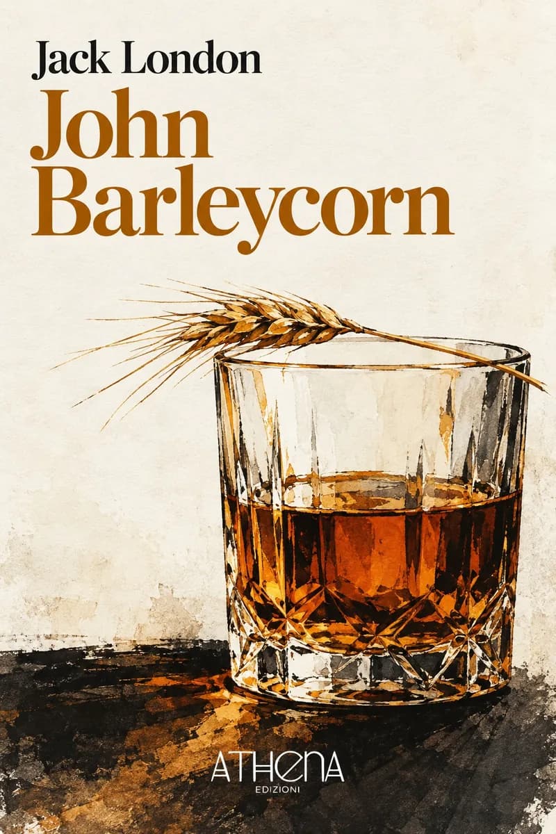 John Barleycorn di Jack London – copertina Edizioni Athena