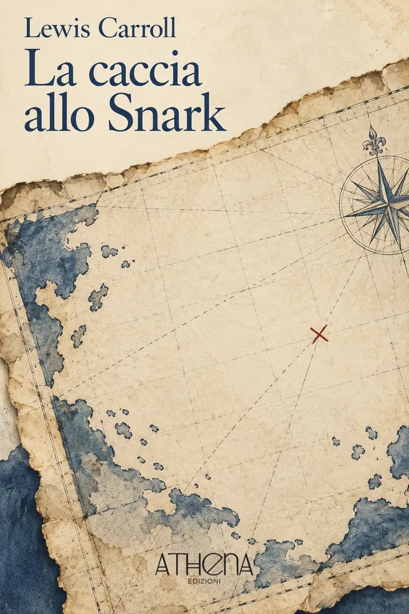 La caccia allo Snark di Lewis Carroll – copertina Edizioni Athena
