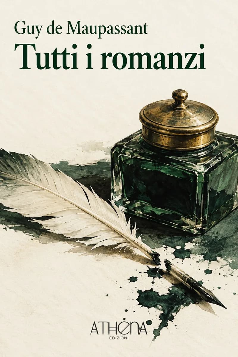 Tutti i romanzi di Guy de Maupassant – copertina Edizioni Athena