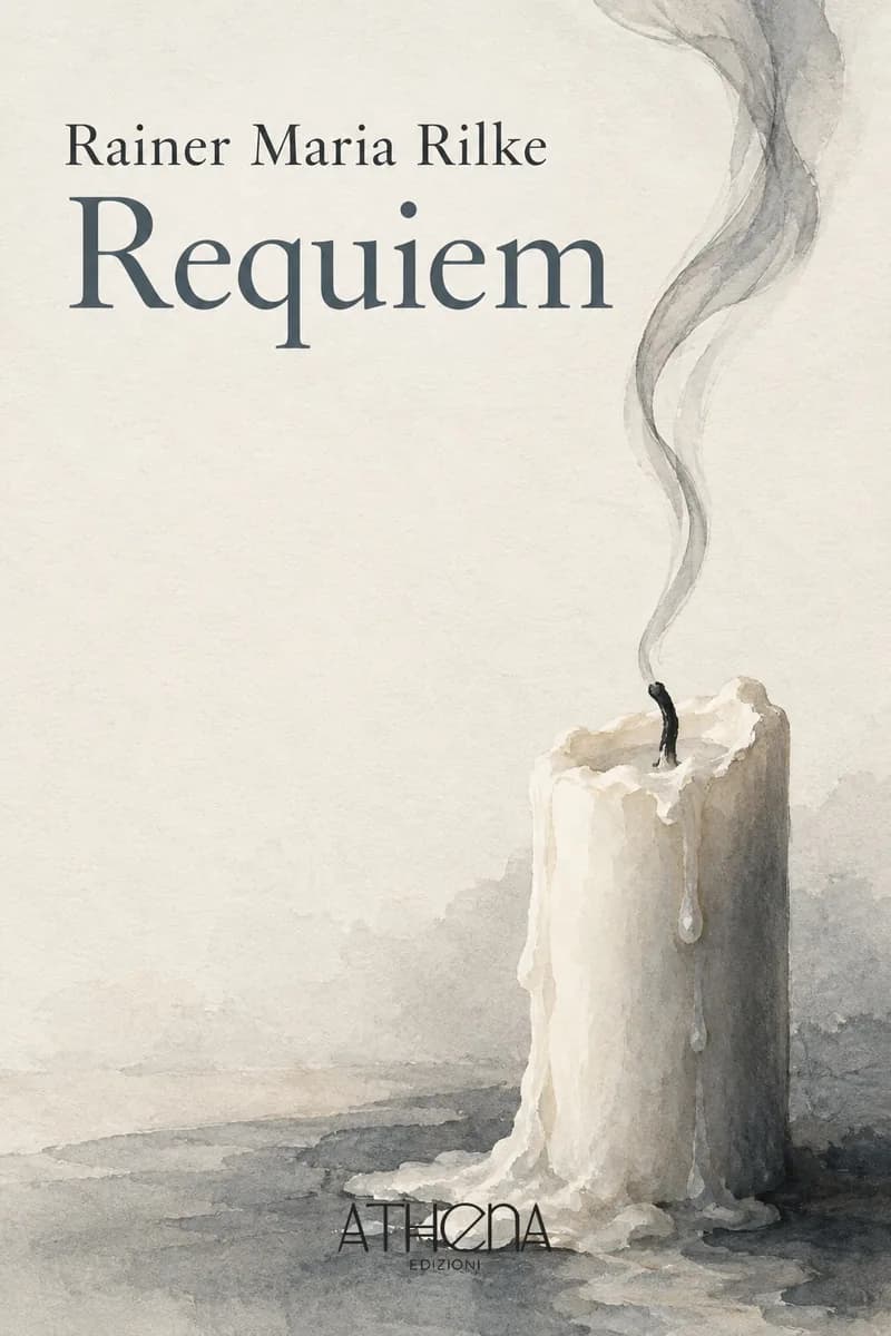 Requiem di Rainer Maria Rilke – copertina Edizioni Athena