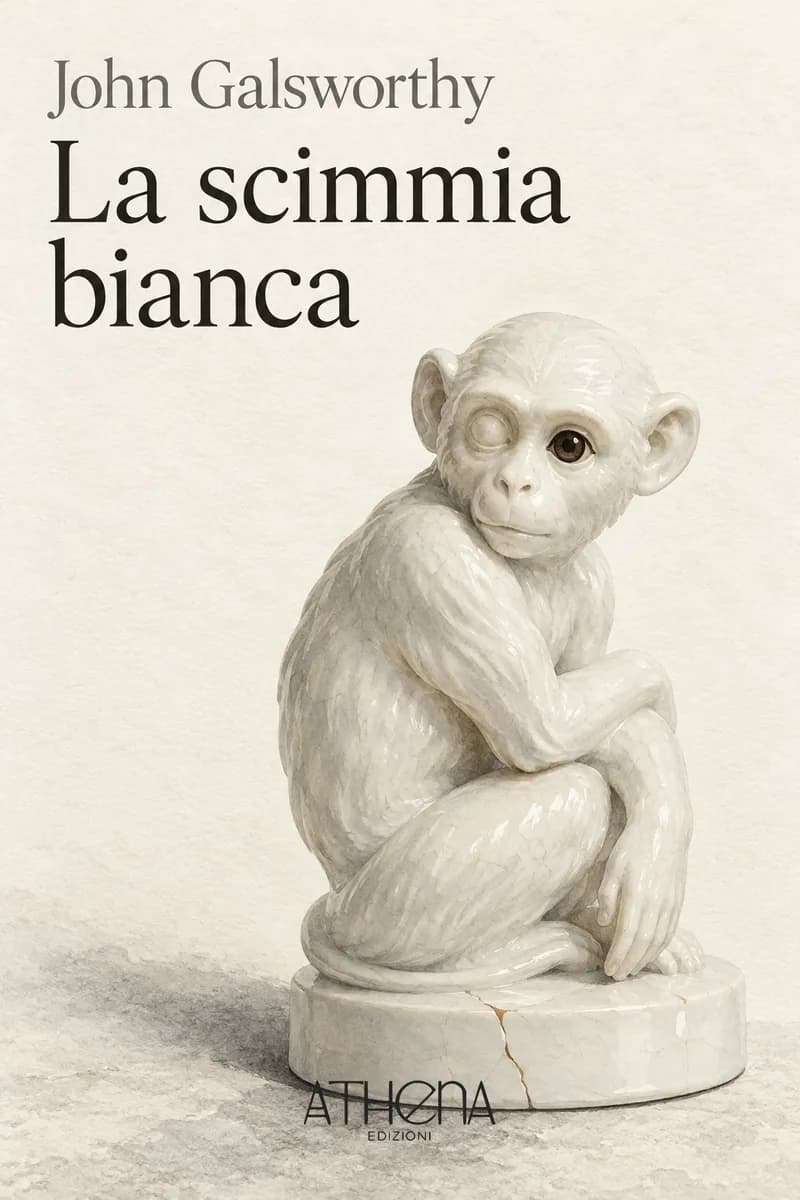 La scimmia bianca di John Galsworthy – copertina Edizioni Athena