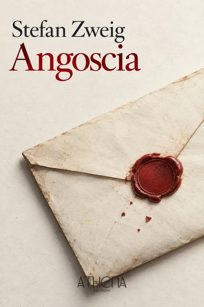 Angoscia di Stefan Zweig – copertina Edizioni Athena