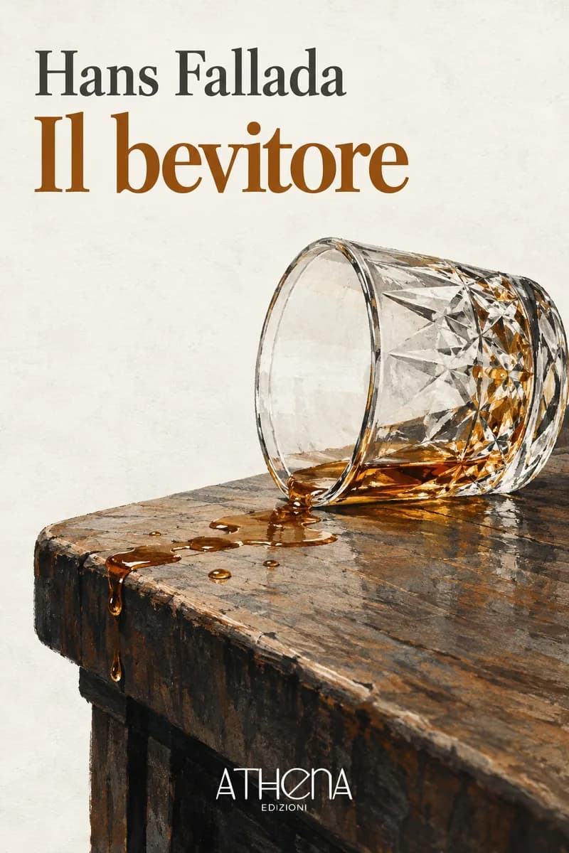 Il bevitore di Hans Fallada – copertina Edizioni Athena