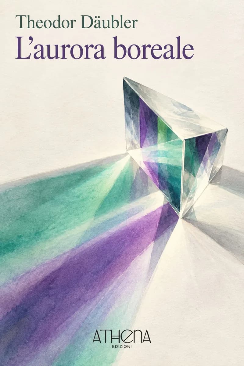 L'aurora boreale di Theodor Däubler – copertina Edizioni Athena